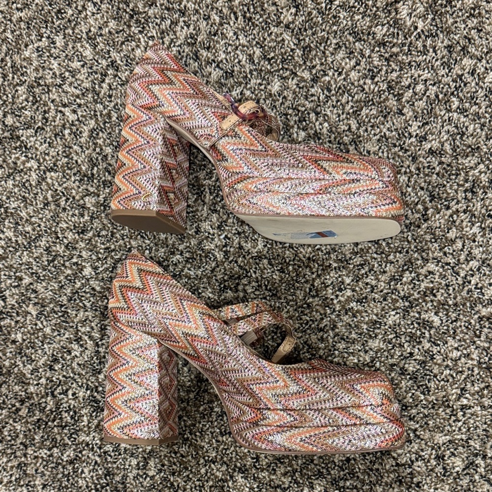 Circus New York Chevron High Heels size 10